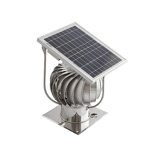 turbowent hybrydowy solarny z panelem fotowoltaicznym
